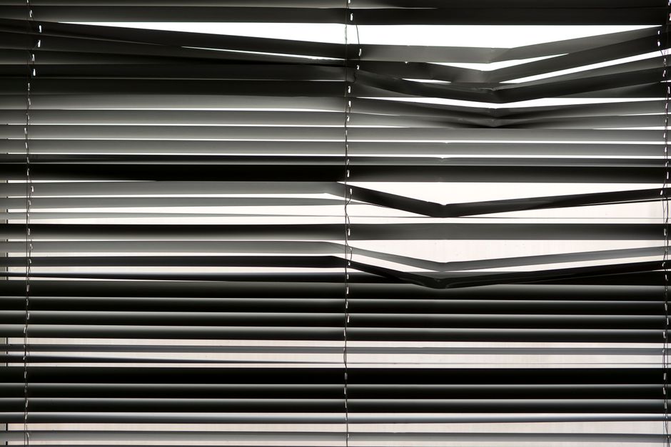 Minimalist fabric roller shades providing light filtering